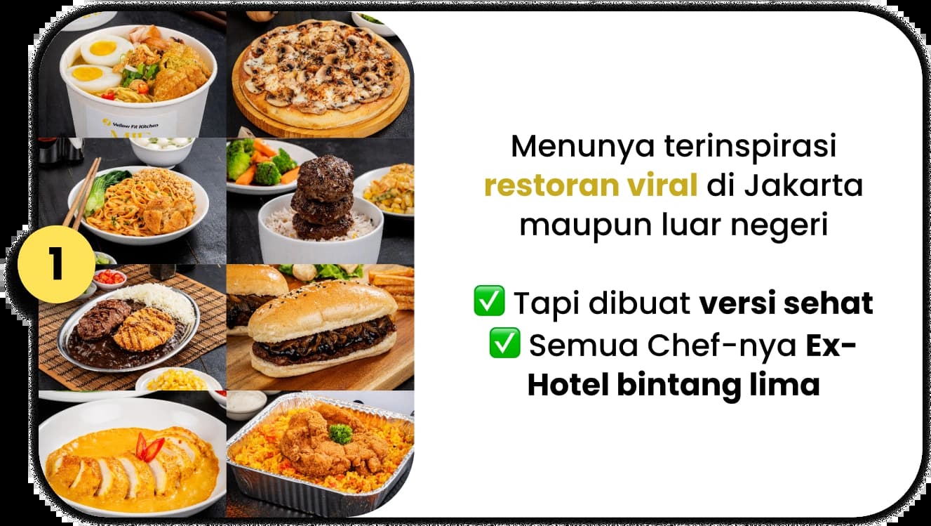 Menunya terinspirasi restoran viral di Jakarta maupun luar negeri